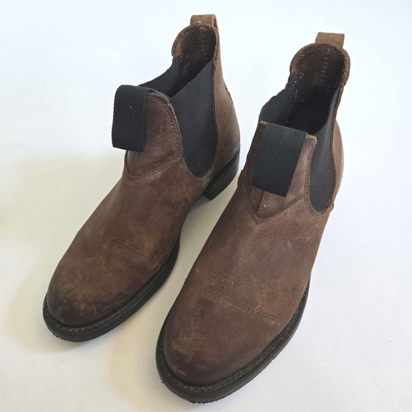 Canada West boots Romeos chelsea vibram sole biltrite heel womens sz 6.5 - Picture 2 of 9